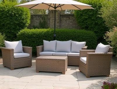 Rattan furniture patio set