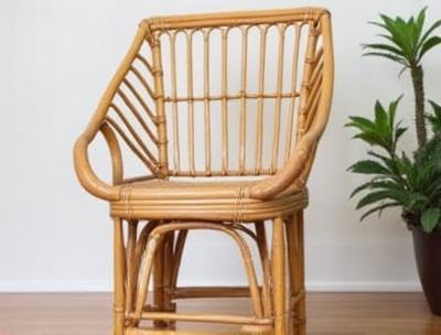 Restoring rattan chair