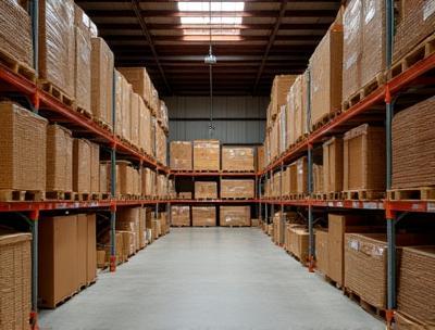 Warehouse of rattan materials